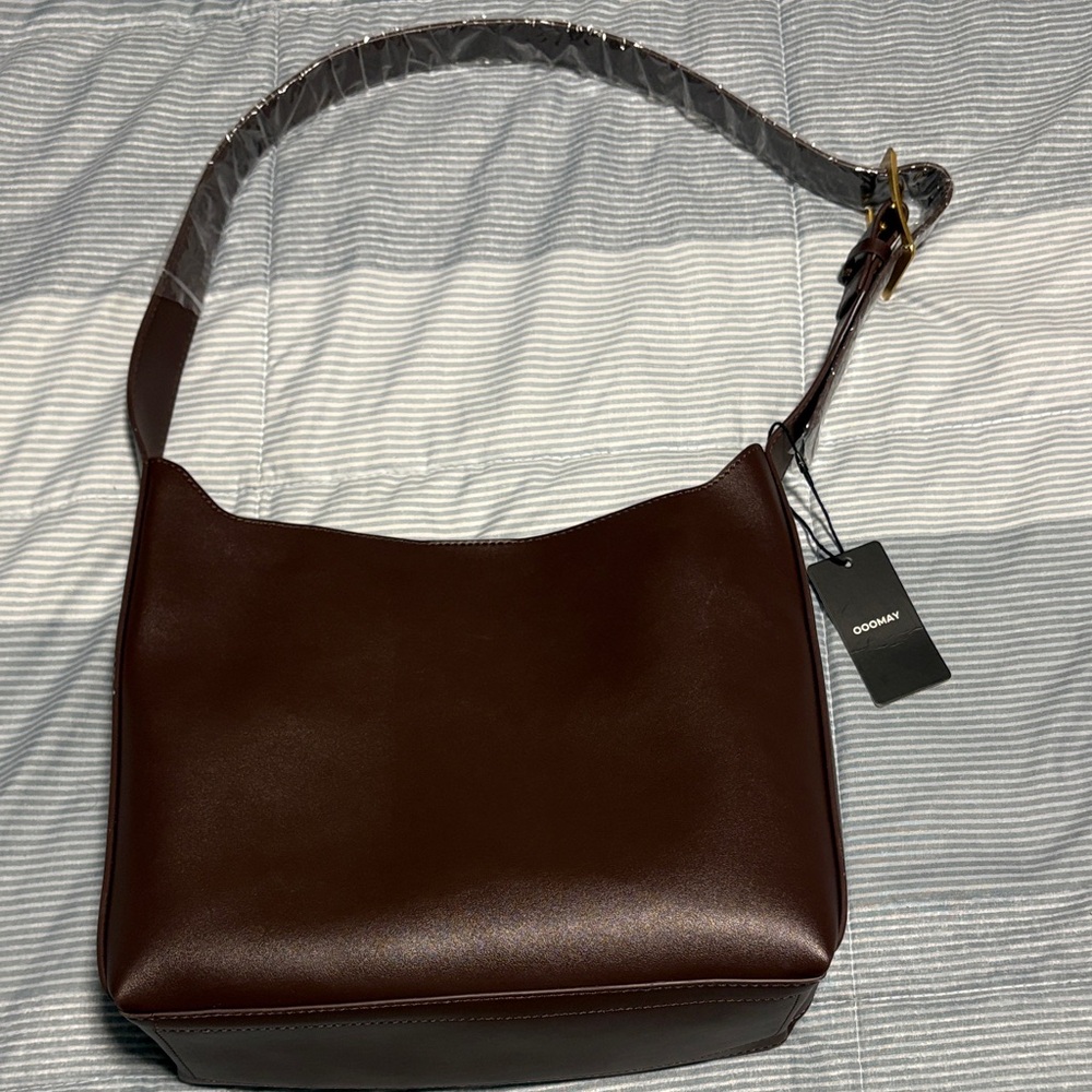 Brown Leather Shoulder Bag